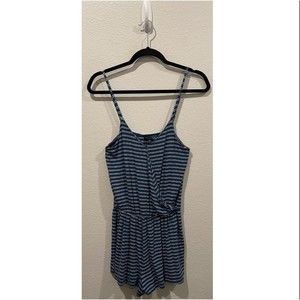 AMERICAN EAGLE OUTFITTERS Striped Spaghetti Straps Romper